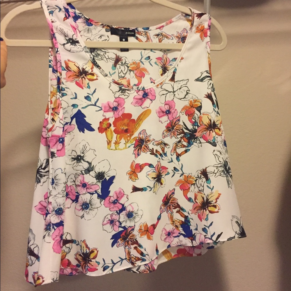 AQUA Floral Tank!